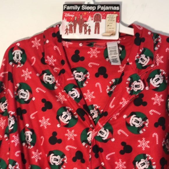 Disney, 2-piece set Men’s XL Family Christmas Festive Mickey Mouse Dad Pajamas - Picture 3 of 6